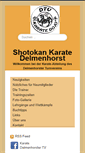 Mobile Screenshot of dtv-karate.de